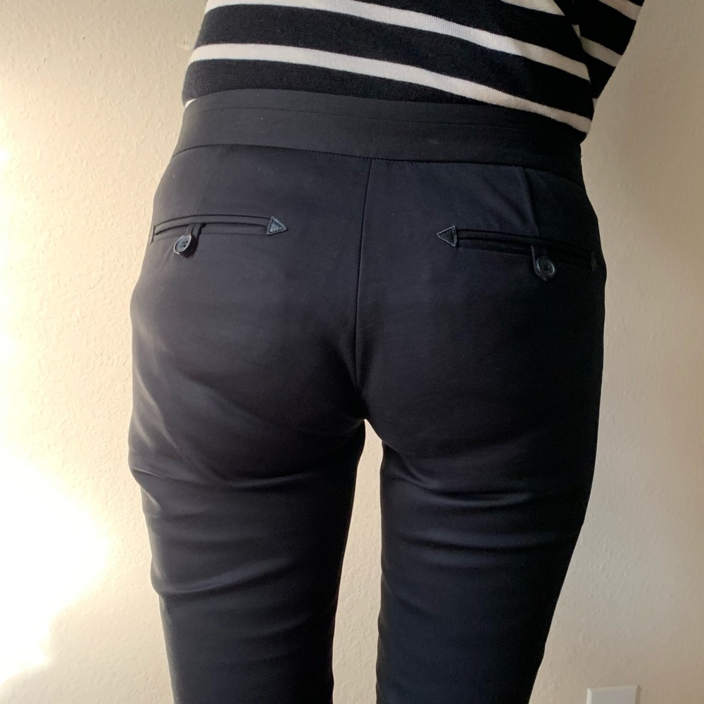 Club Monaco skinny black pants